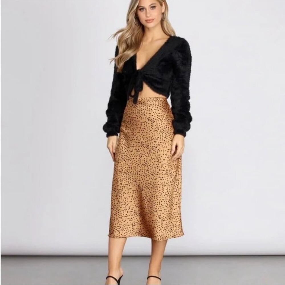 Nasty Gal Leopard Skirt